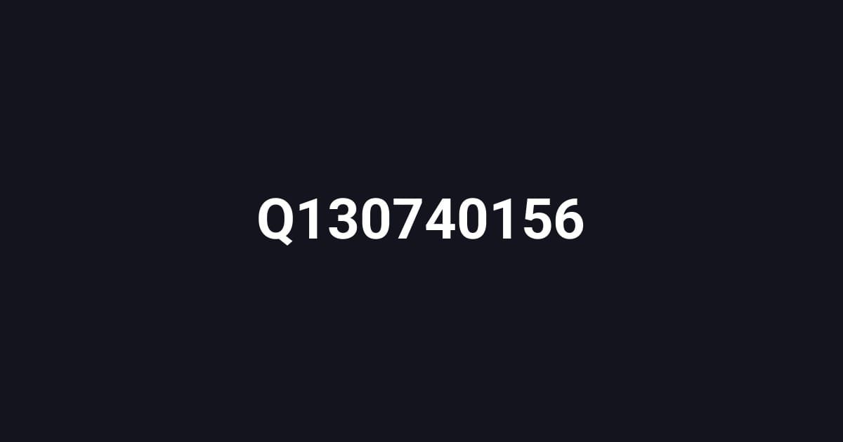 Q130740156