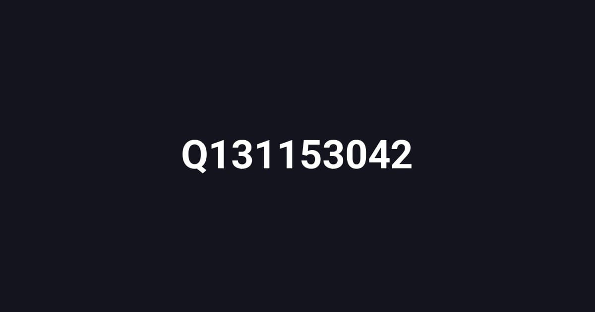 Q131153042