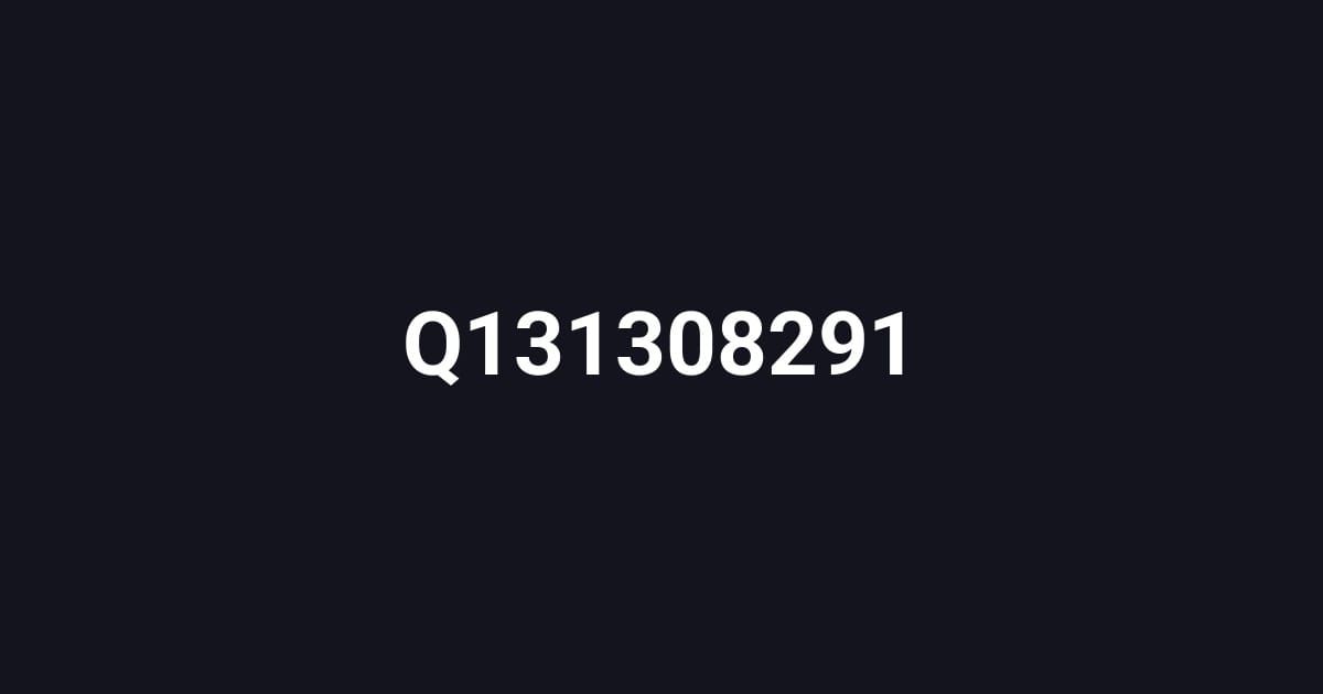 Q131308291