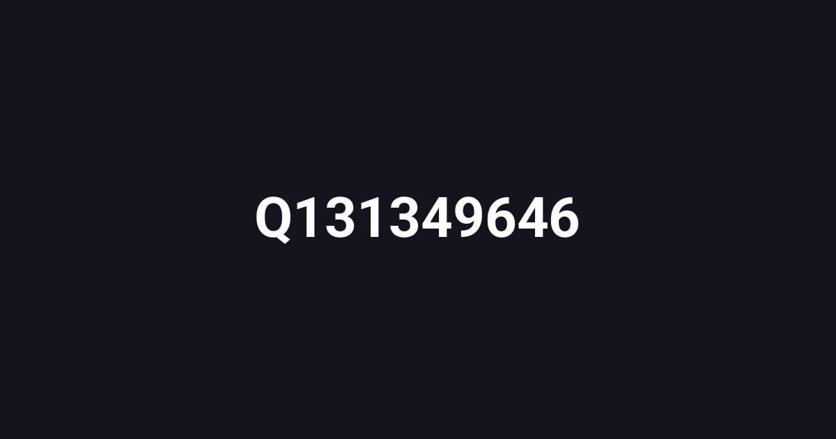 Q131349646