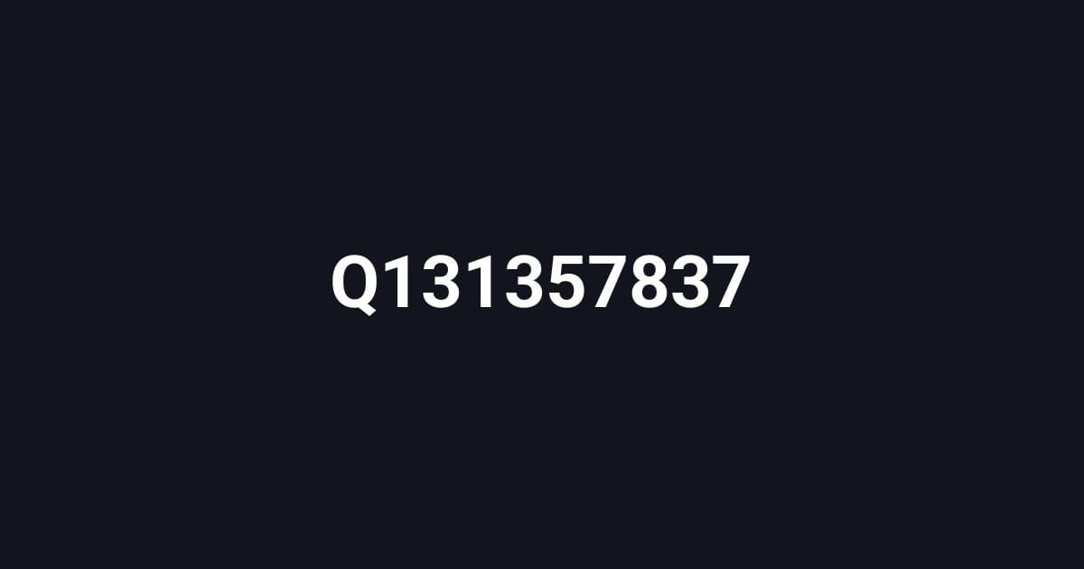 Q131357837