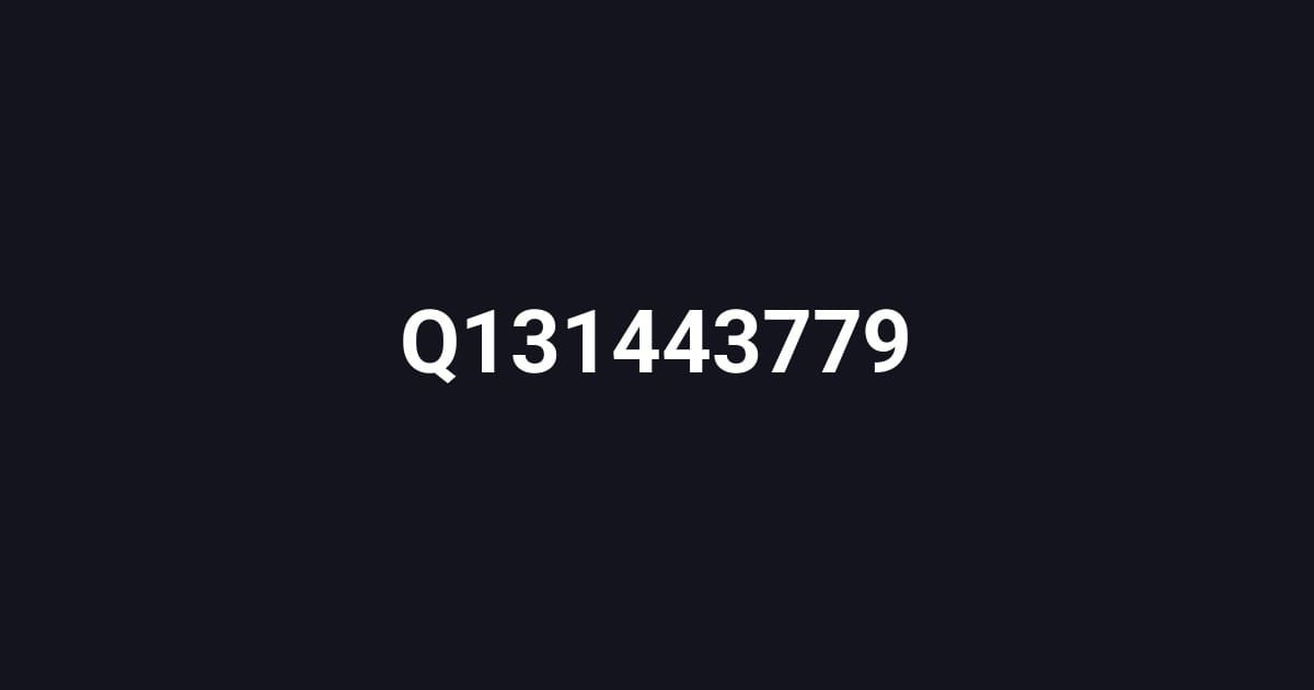 Q131443779