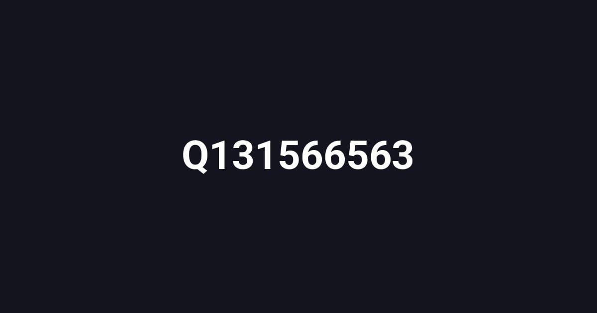 Q131566563