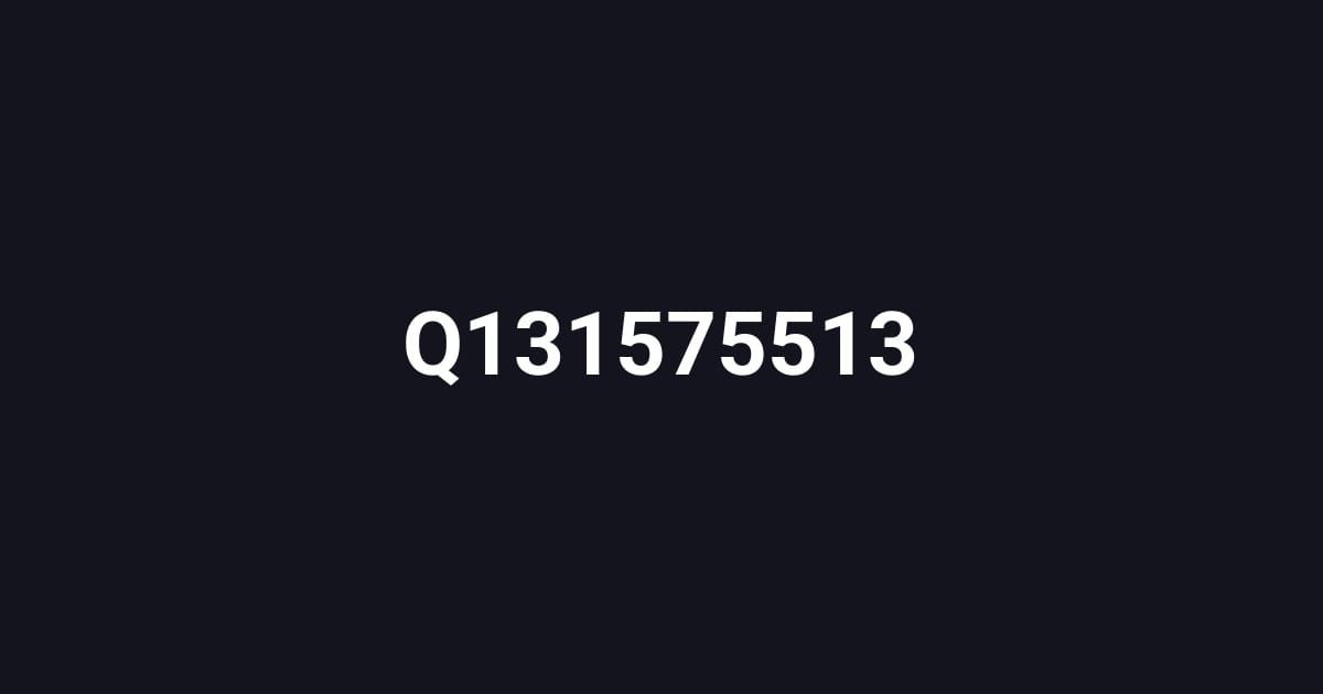 Q131575513