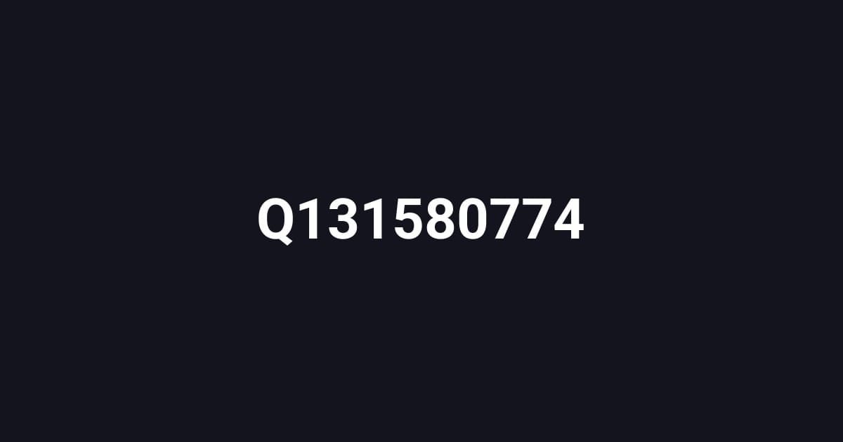 Q131580774