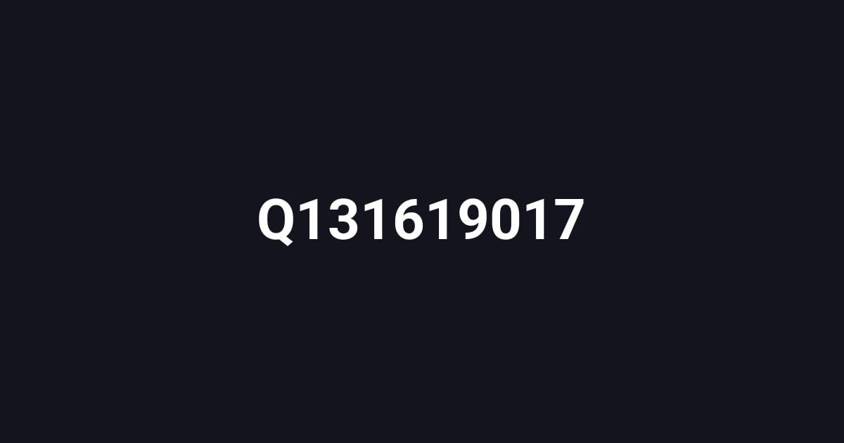 Q131619017