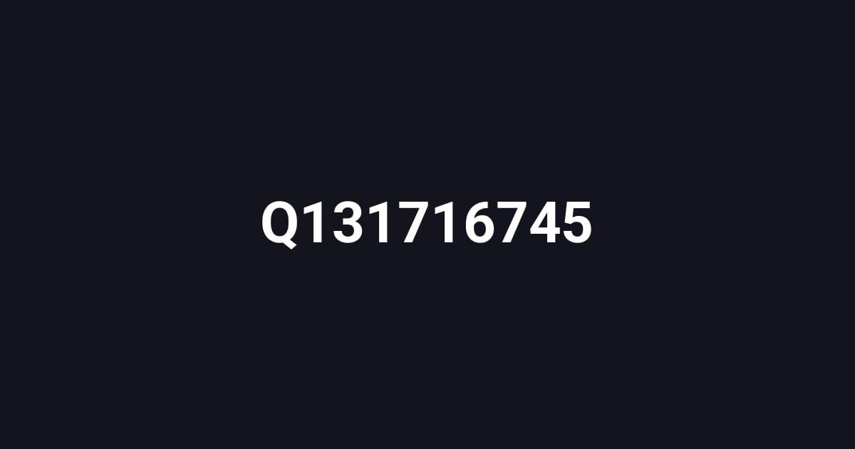 Q131716745