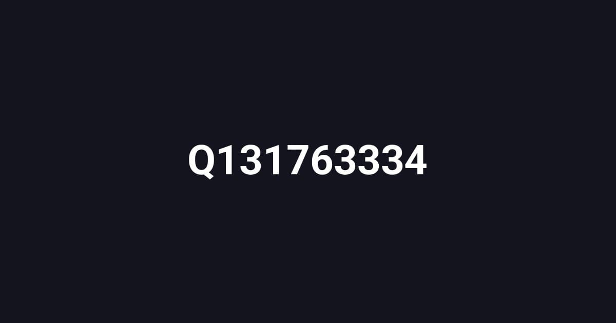 Q131763334