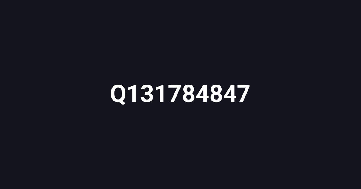 Q131784847