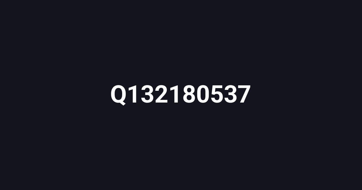 Q132180537