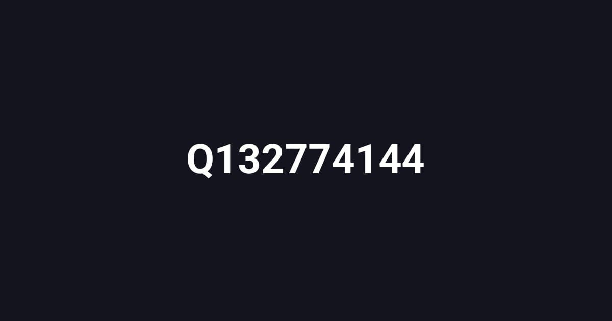 Q132774144