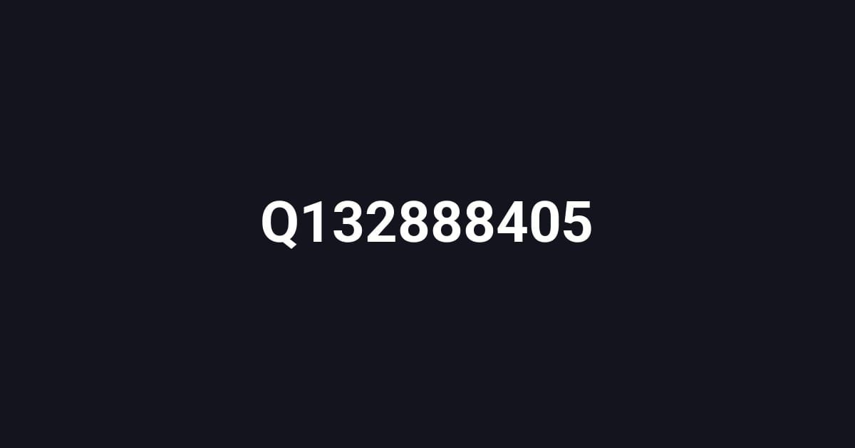 Q132888405