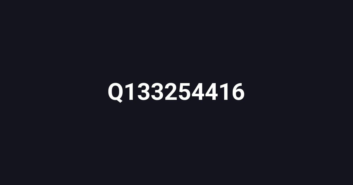 Q133254416