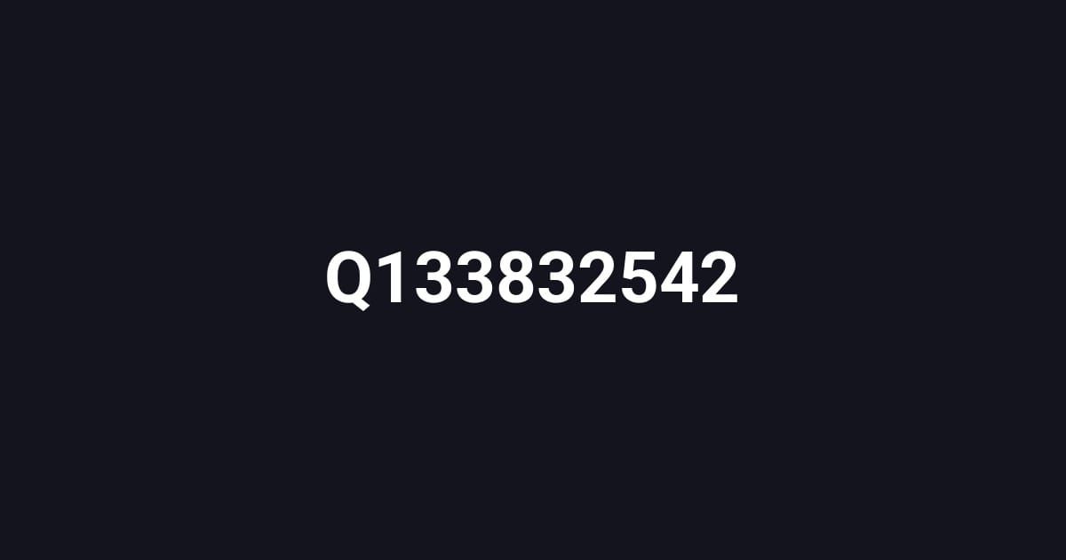 Q133832542