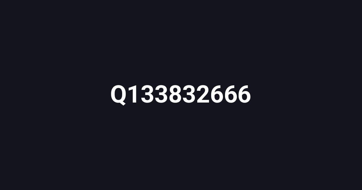 Q133832666