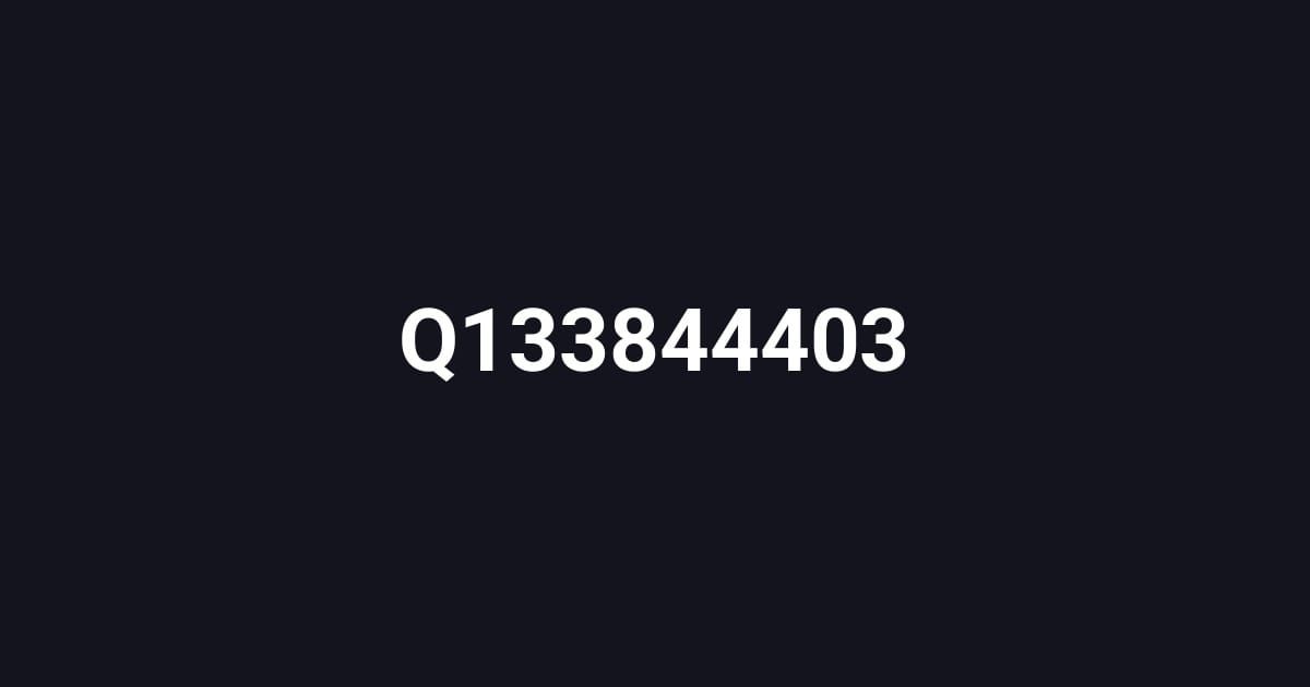 Q133844403
