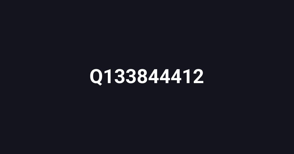 Q133844412