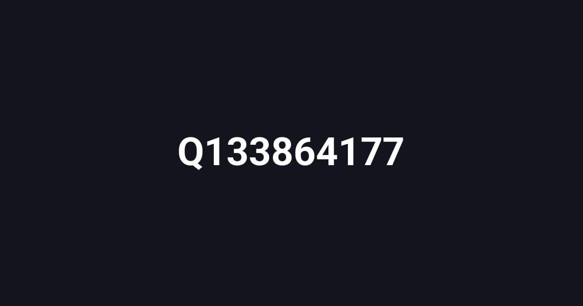 Q133864177