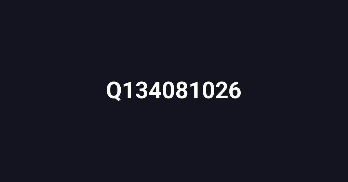 Q134081026