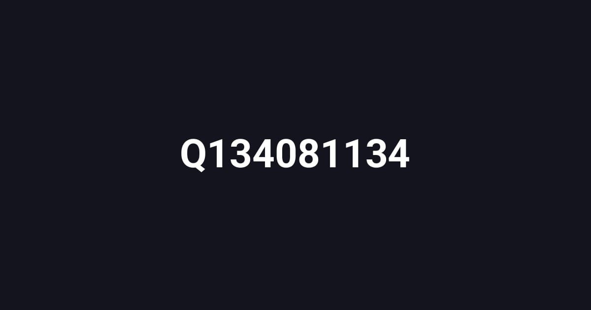 Q134081134
