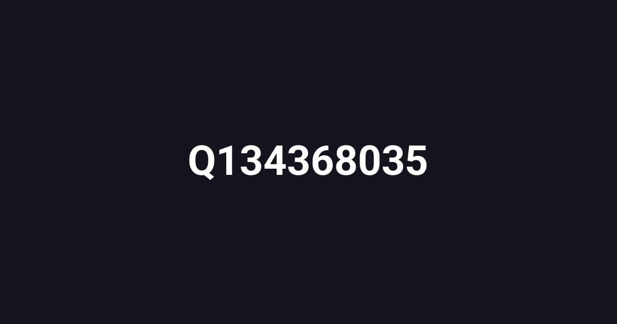 Q134368035