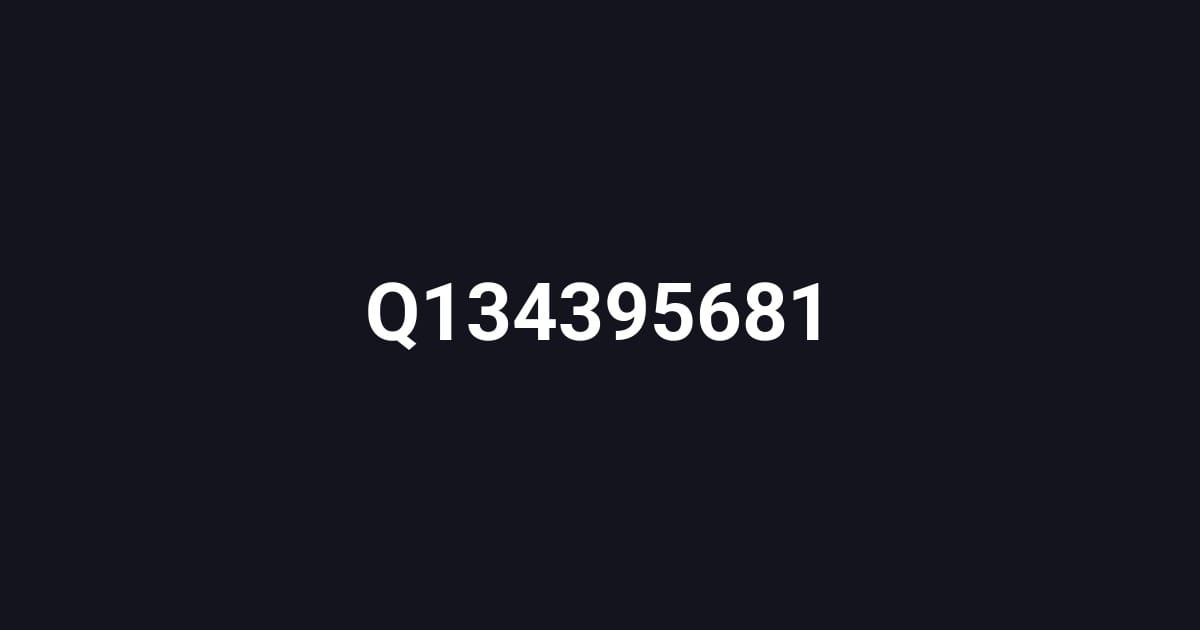 Q134395681