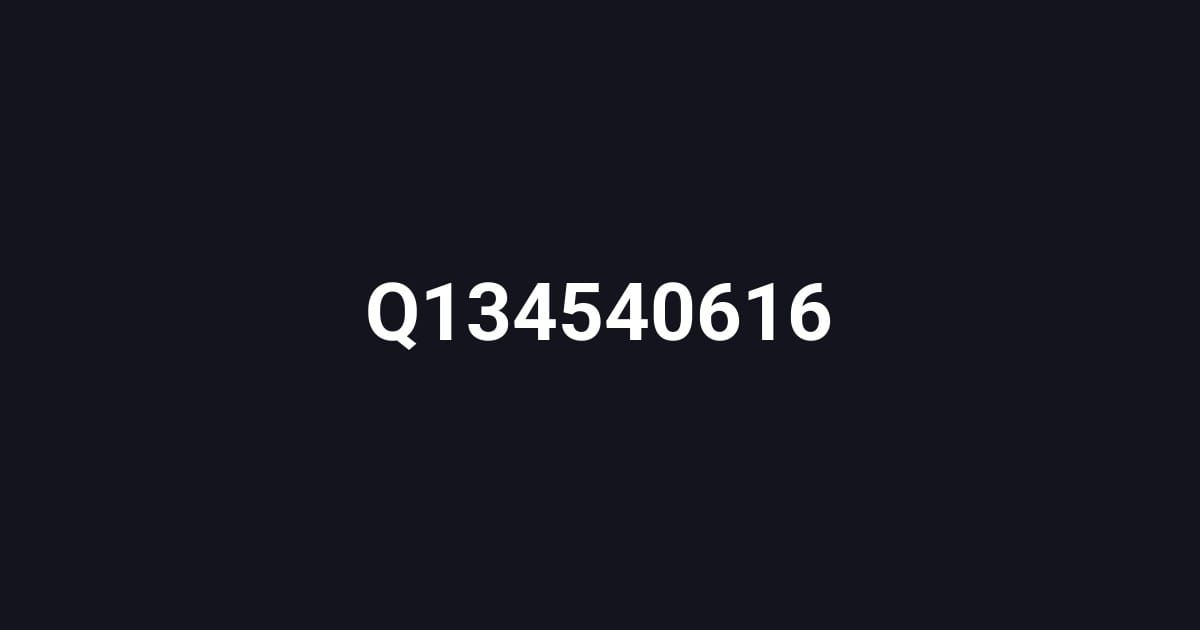 Q134540616