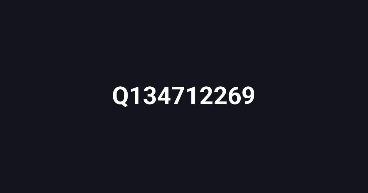 Q134712269