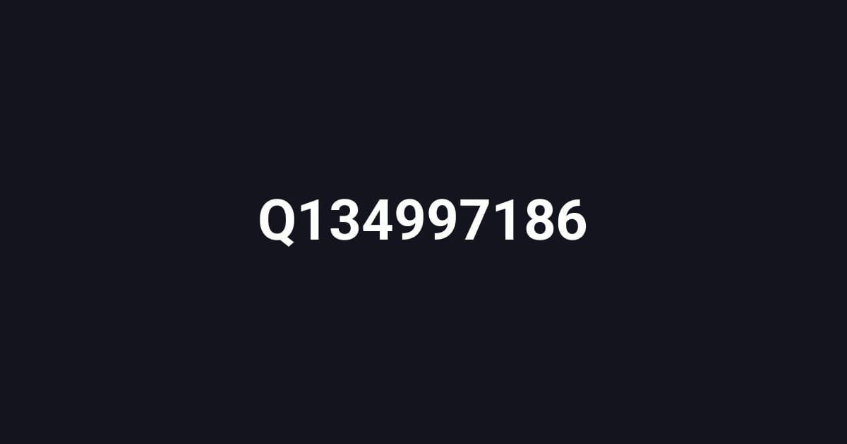 Q134997186