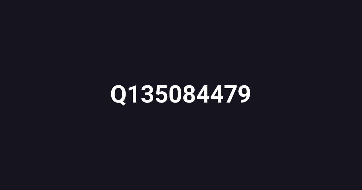 Q135084479