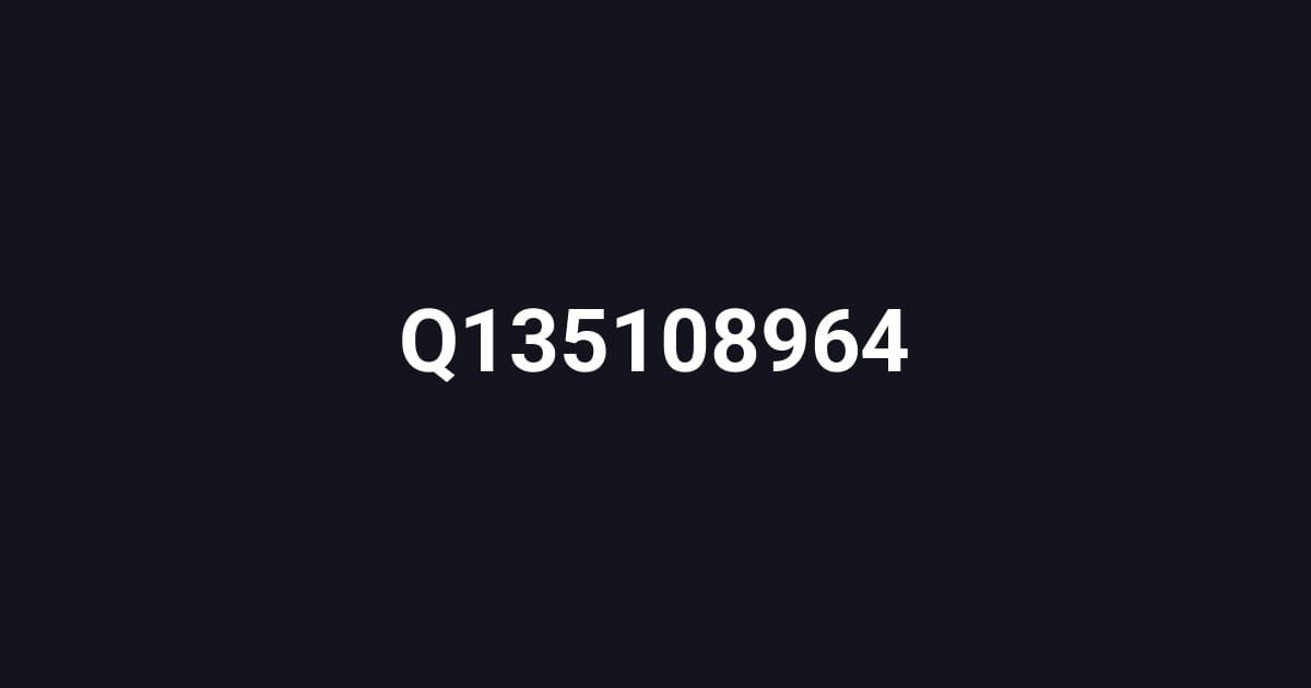 Q135108964