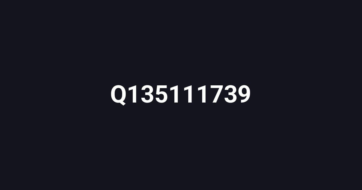 Q135111739