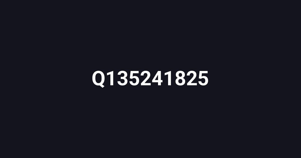 Q135241825