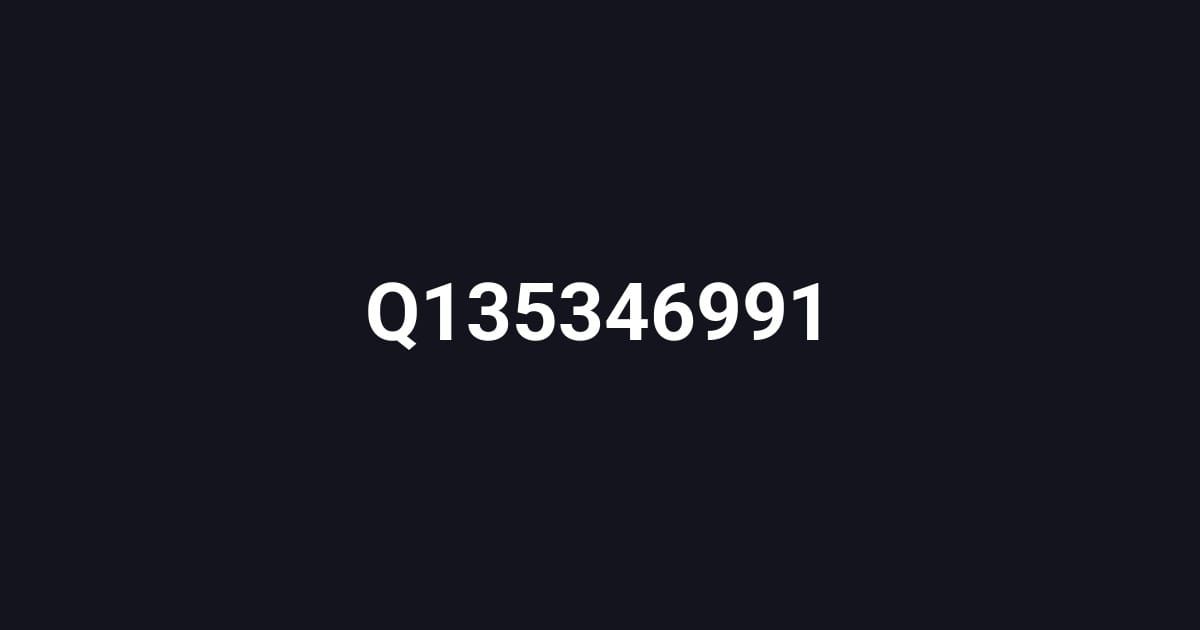 Q135346991