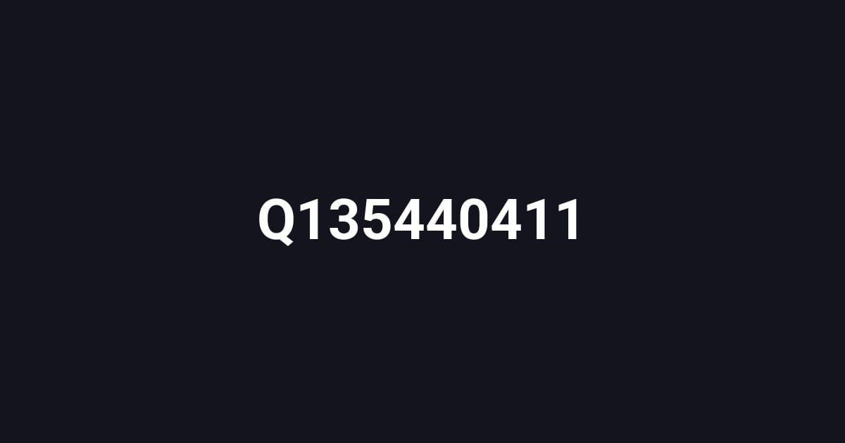 Q135440411