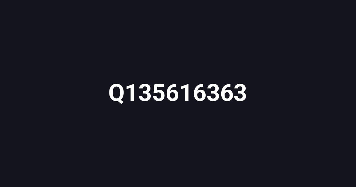 Q135616363