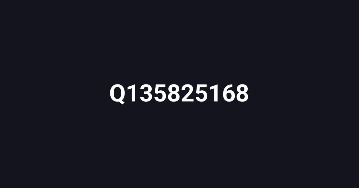 Q135825168