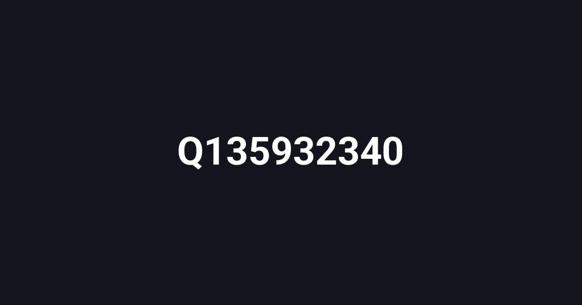 Q135932340