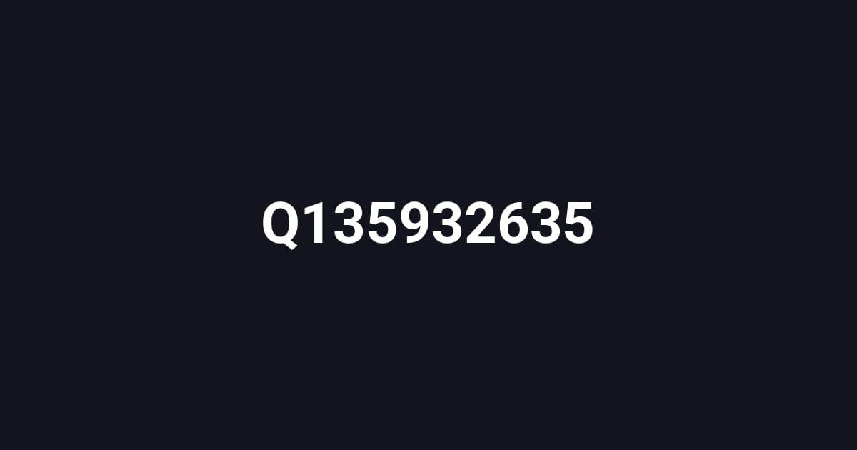 Q135932635
