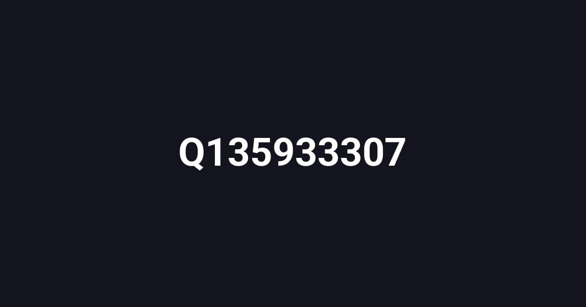 Q135933307