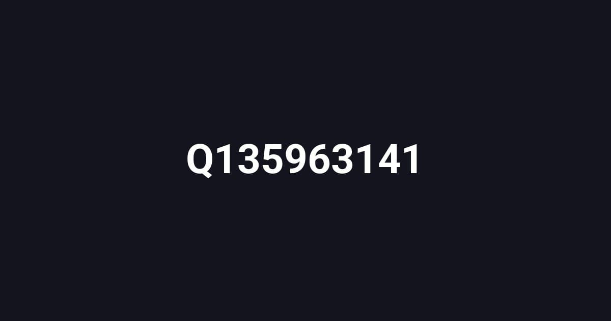 Q135963141