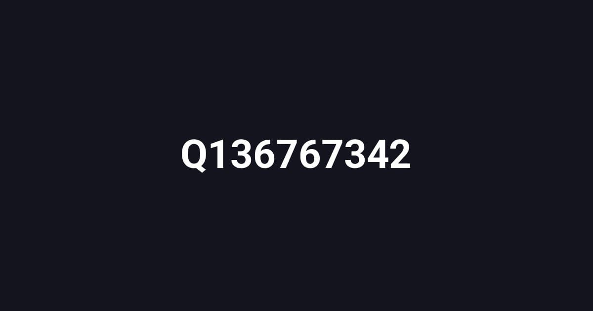 Q136767342