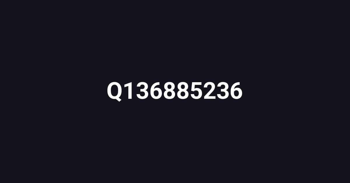 Q136885236