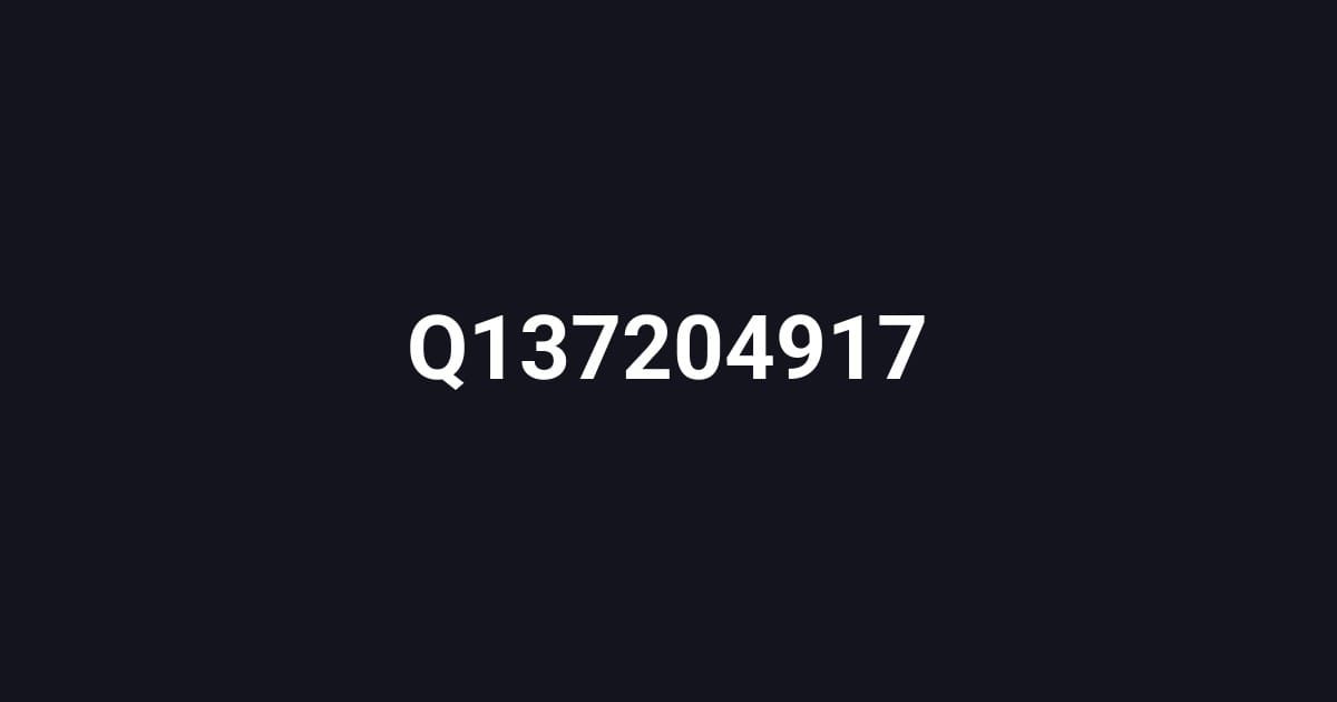 Q137204917