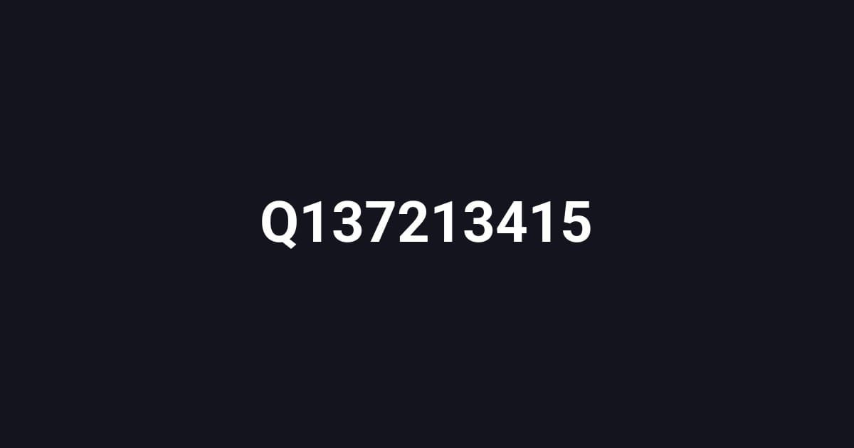 Q137213415