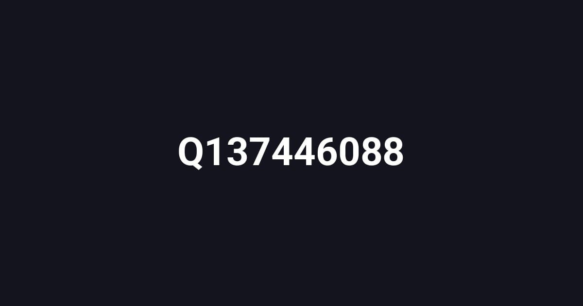 Q137446088