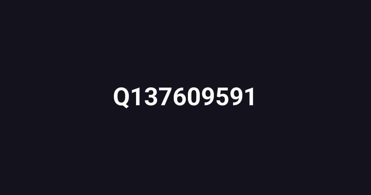 Q137609591