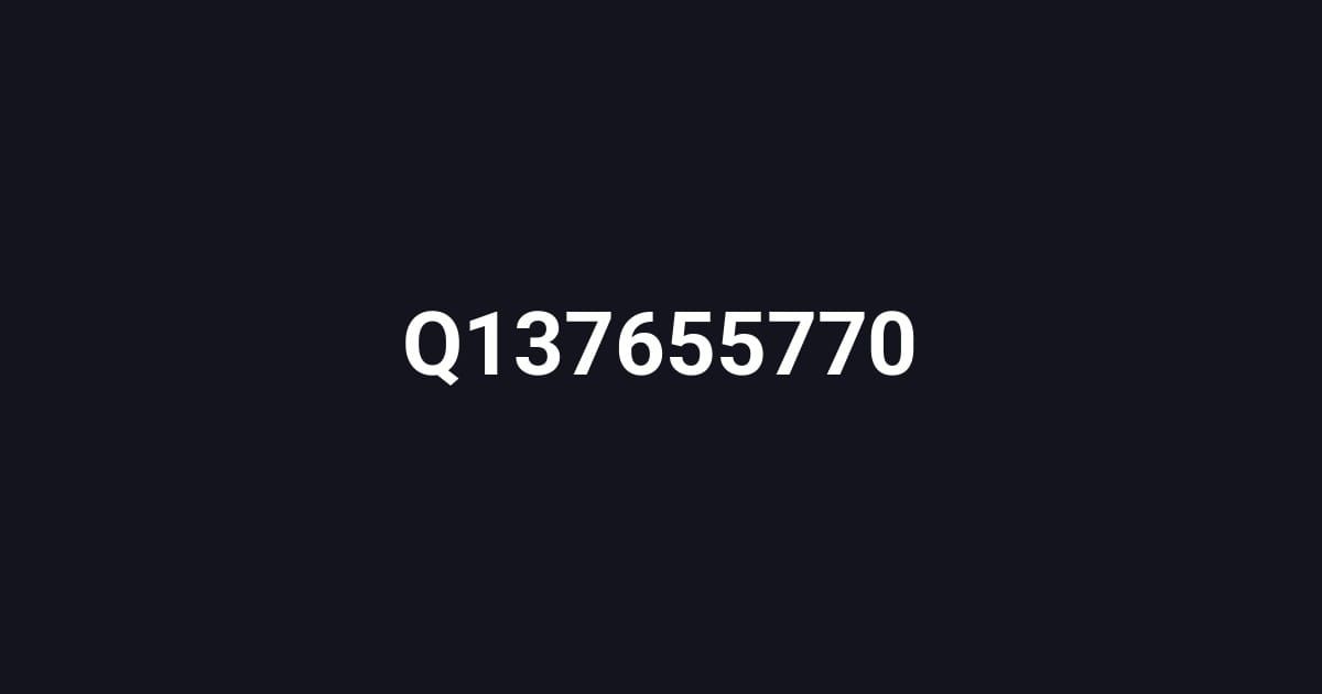 Q137655770