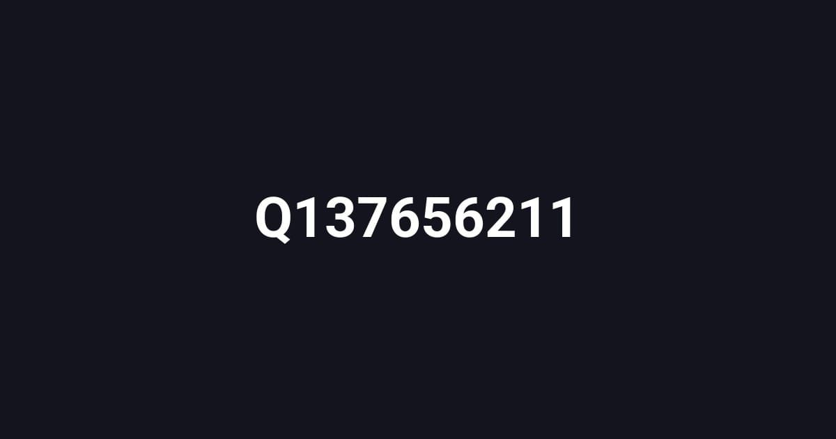 Q137656211