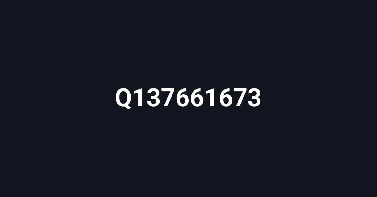 Q137661673